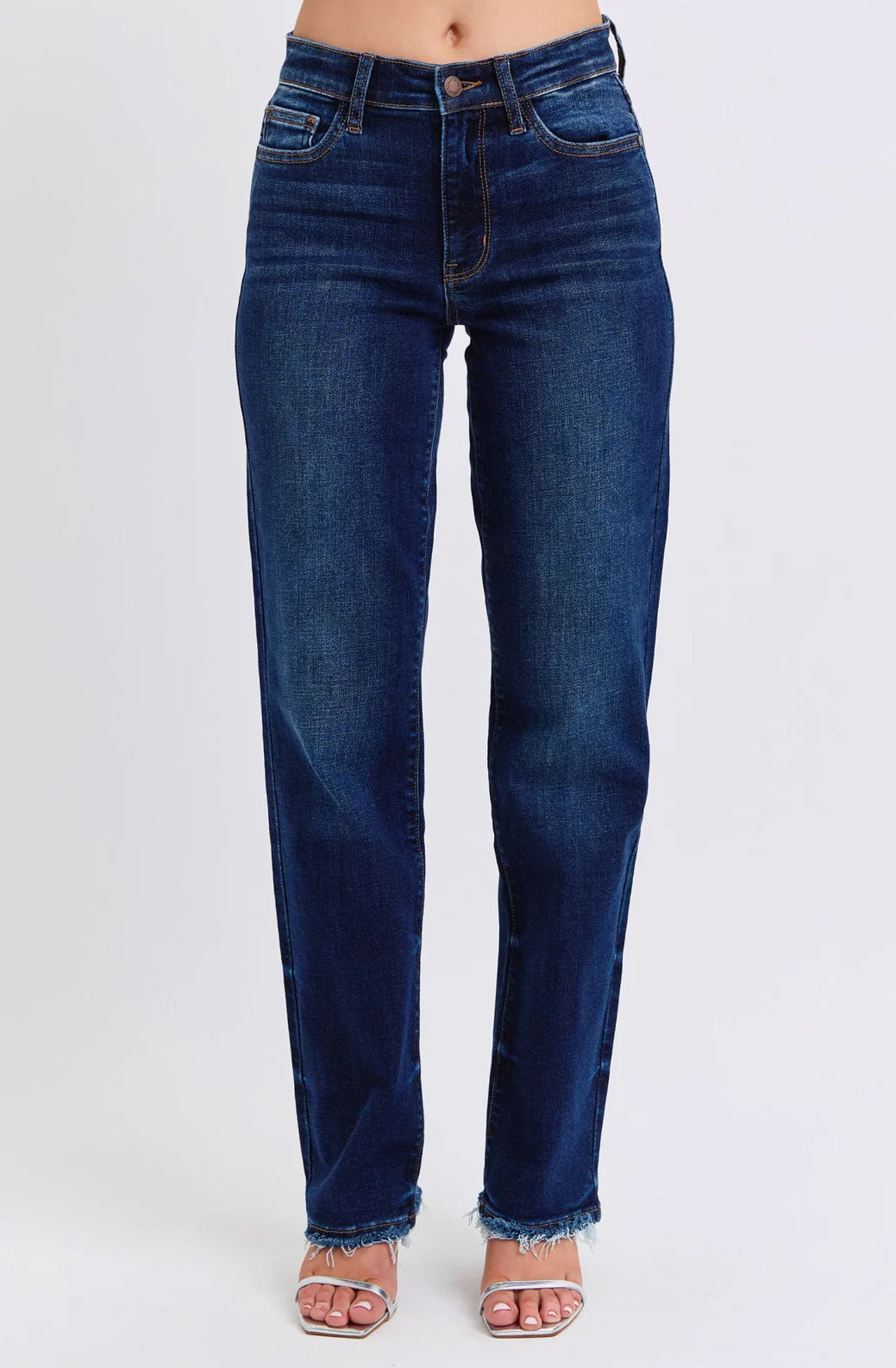 Judy Blue Straight Fray Jean