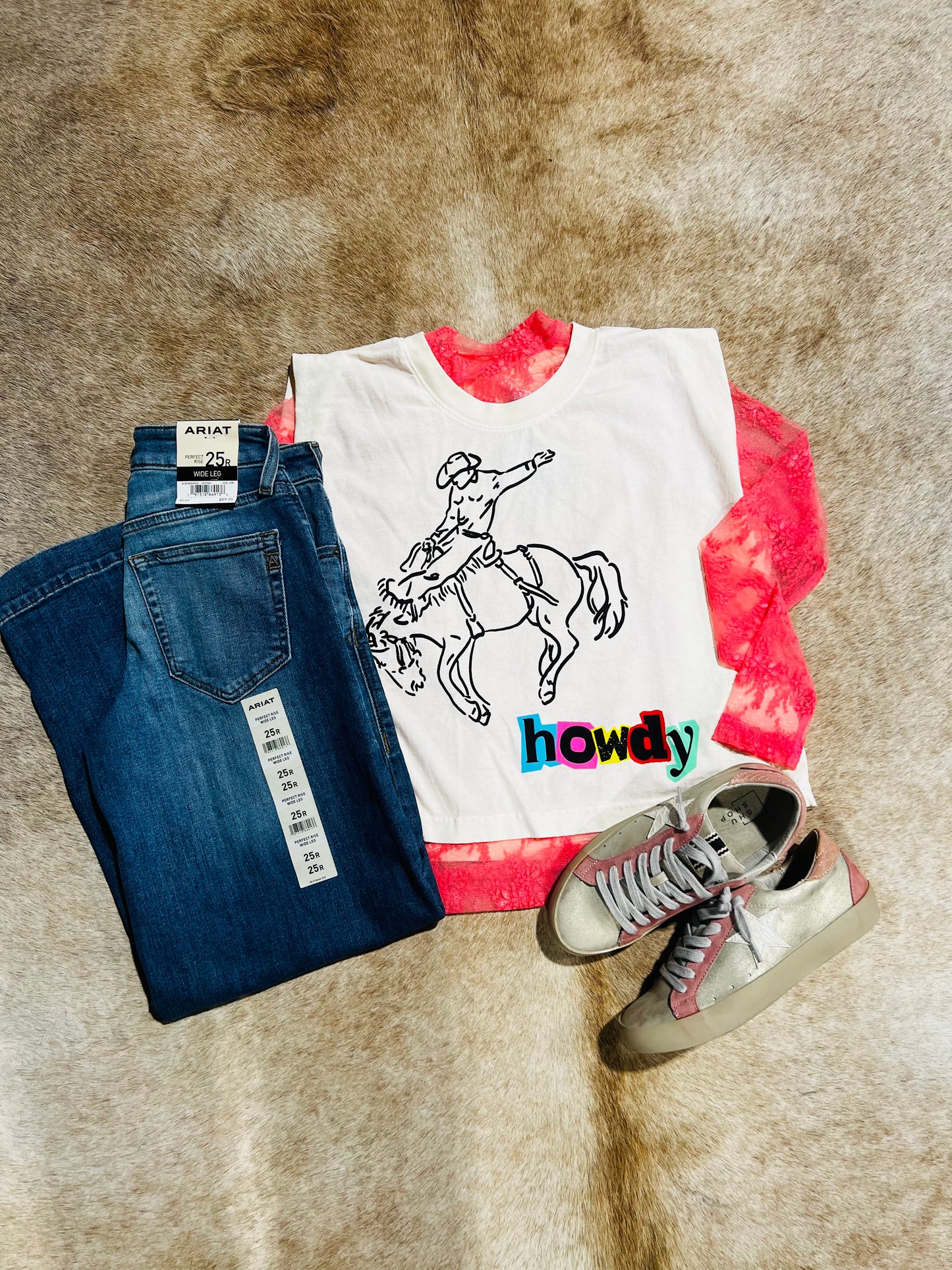 HOWDY CUT SLEEVE TEE