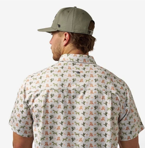 MALLARD DUCK DOG PERFORMANCE BUTTON UP