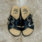 IRIS BUCKLE BLACK SANDAL