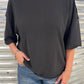 VINTAGE KNIT BLACK TOP