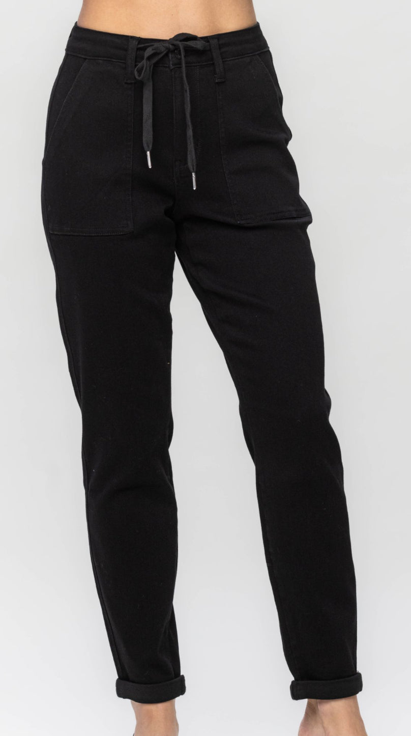 Judy Blue HW Black Joggers