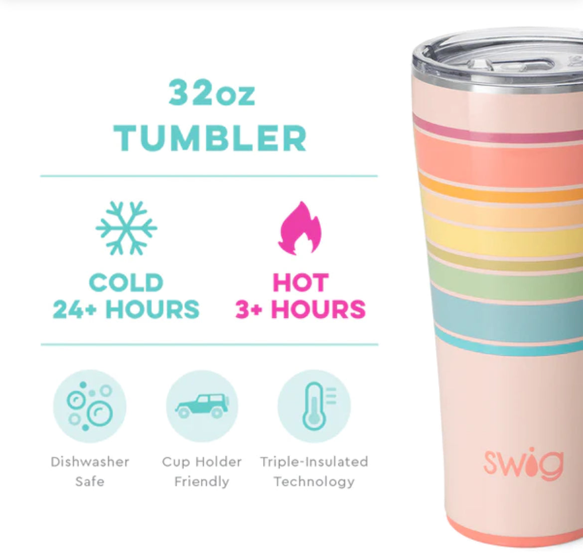 Swig Life Good Vibrations 32oz