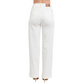 JUDY BLUE WHITE DOUBLE BUTTON HIGH-WAISTED TROUSER WIDE JEAN