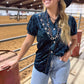 VALLEJO VELVET TEAL TOP