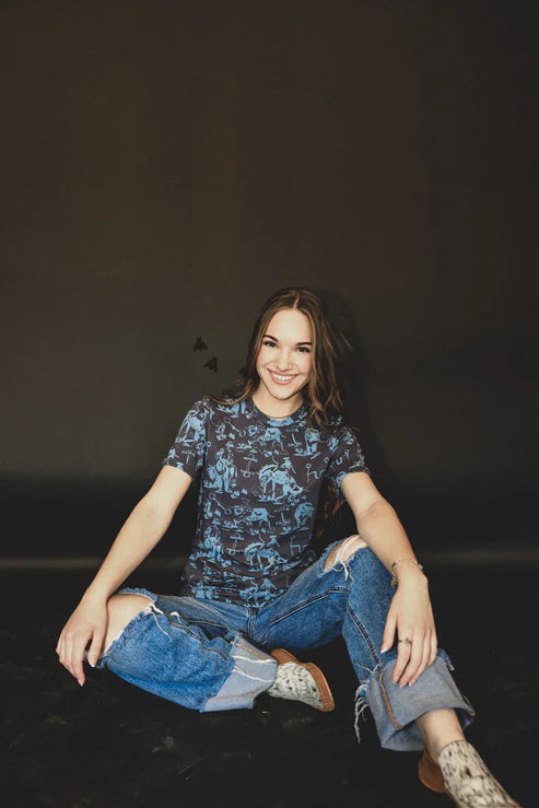 BLUE BUCKS TEE