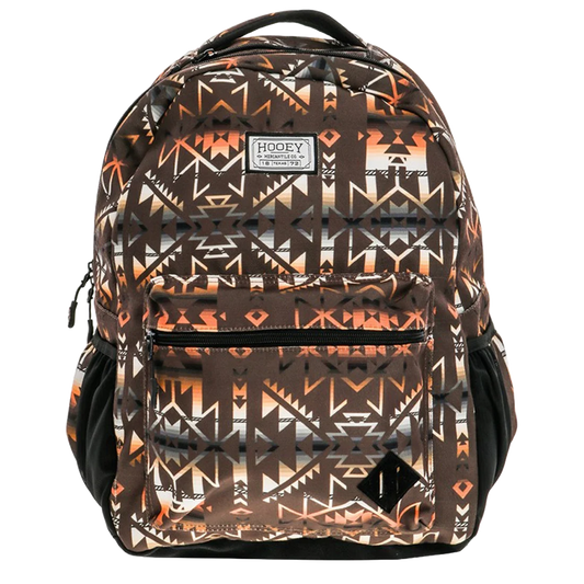 HOOEY RECESS BROWN/ORANGE BACKPACK