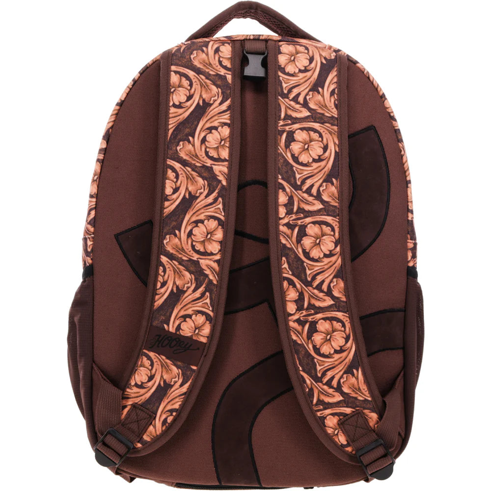 Recess Backpack Brown & Tan Leather Pattern
