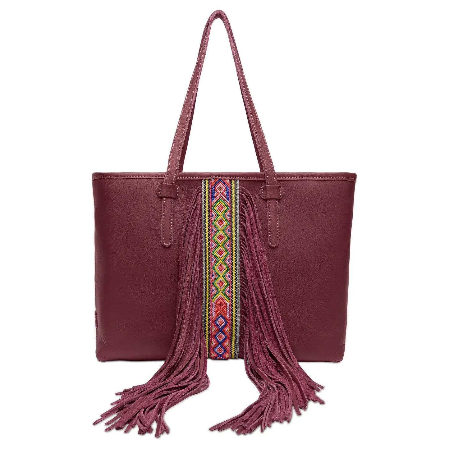 CONSUELA BREEZY FRINGE, PLUM