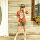 Callie Ann Stelter Watercolor Headdress Tee