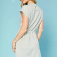 LUXEKNIT PLEATED MINI DRESS