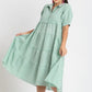 Jade Striped Tier Dress