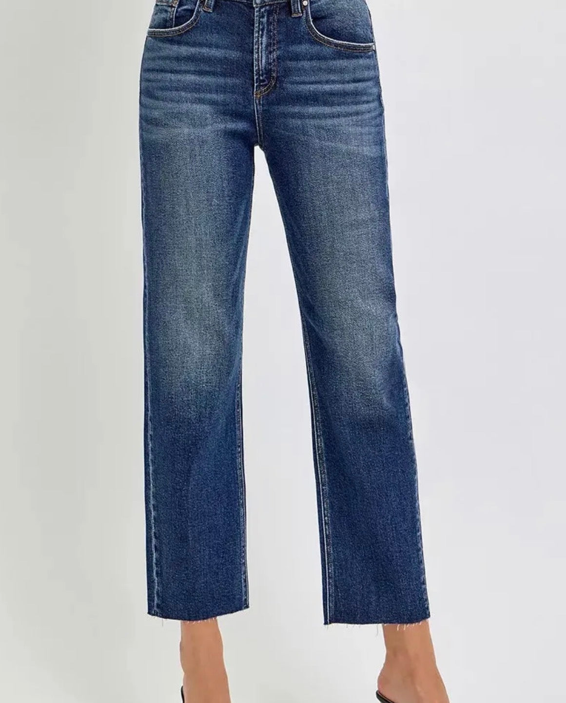 HI-RISE SLIM BARREL JEAN