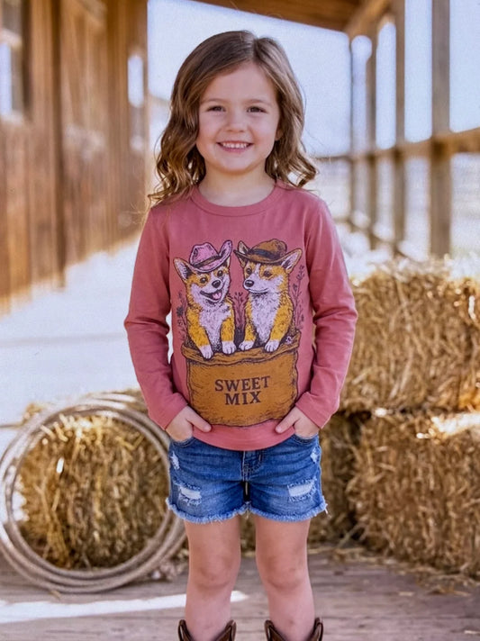 GIRLS PINK LONG SLEEVE