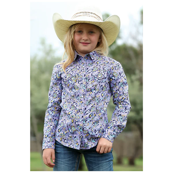 GIRLS LILAC LS SHIRT