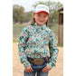 GIRLS LS WESTERN SHIRT