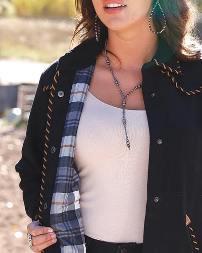 WMS BLACK SHIRT JACKET