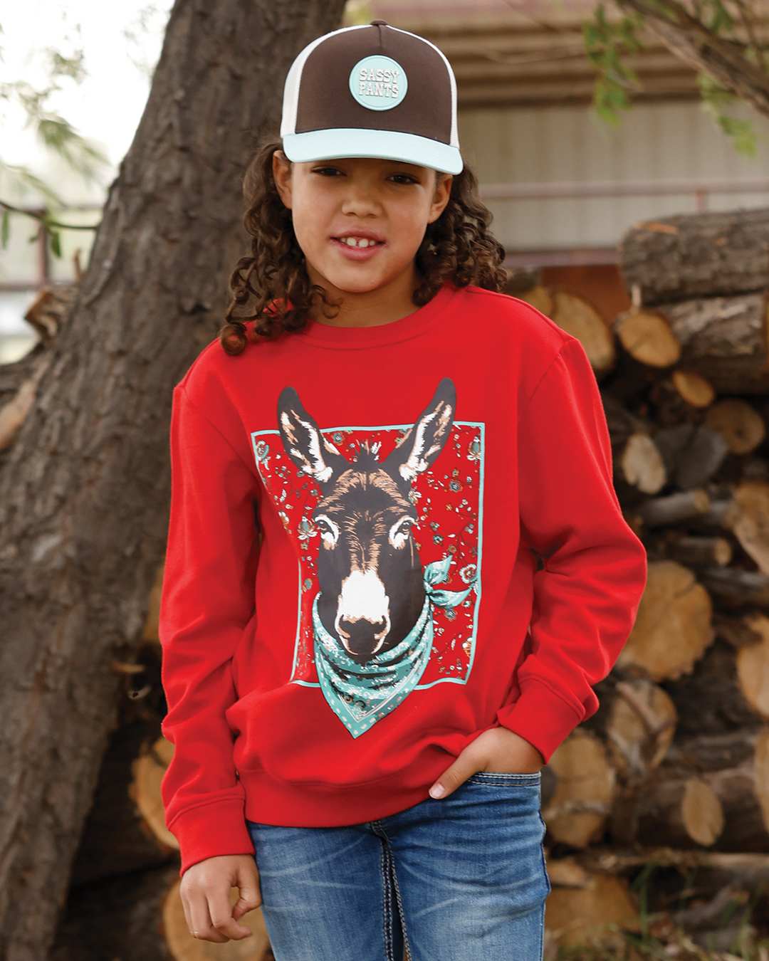 GIRLS BANDIT DONKEY SWEATER