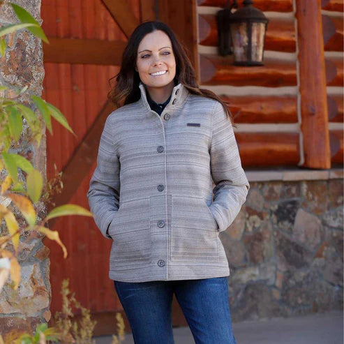 WM GRAY WOOLY COAT