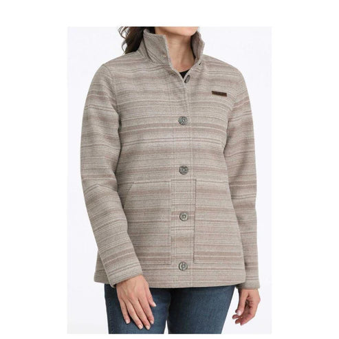 WM GRAY WOOLY COAT