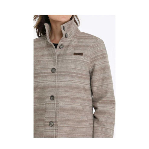 WM GRAY WOOLY COAT