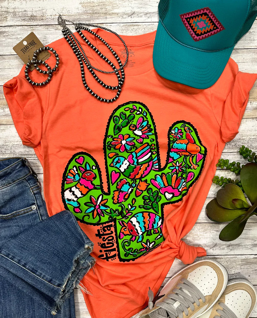 Barbara Fiesta Cactus Tee