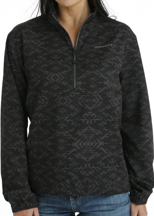 Wmns 1/2 Zip Aztec Pullover