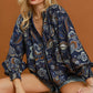 FLORAL WAVE LS TOP