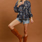 FLORAL WAVE LS TOP