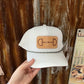 WHITE SNAFFLE BIT CAP