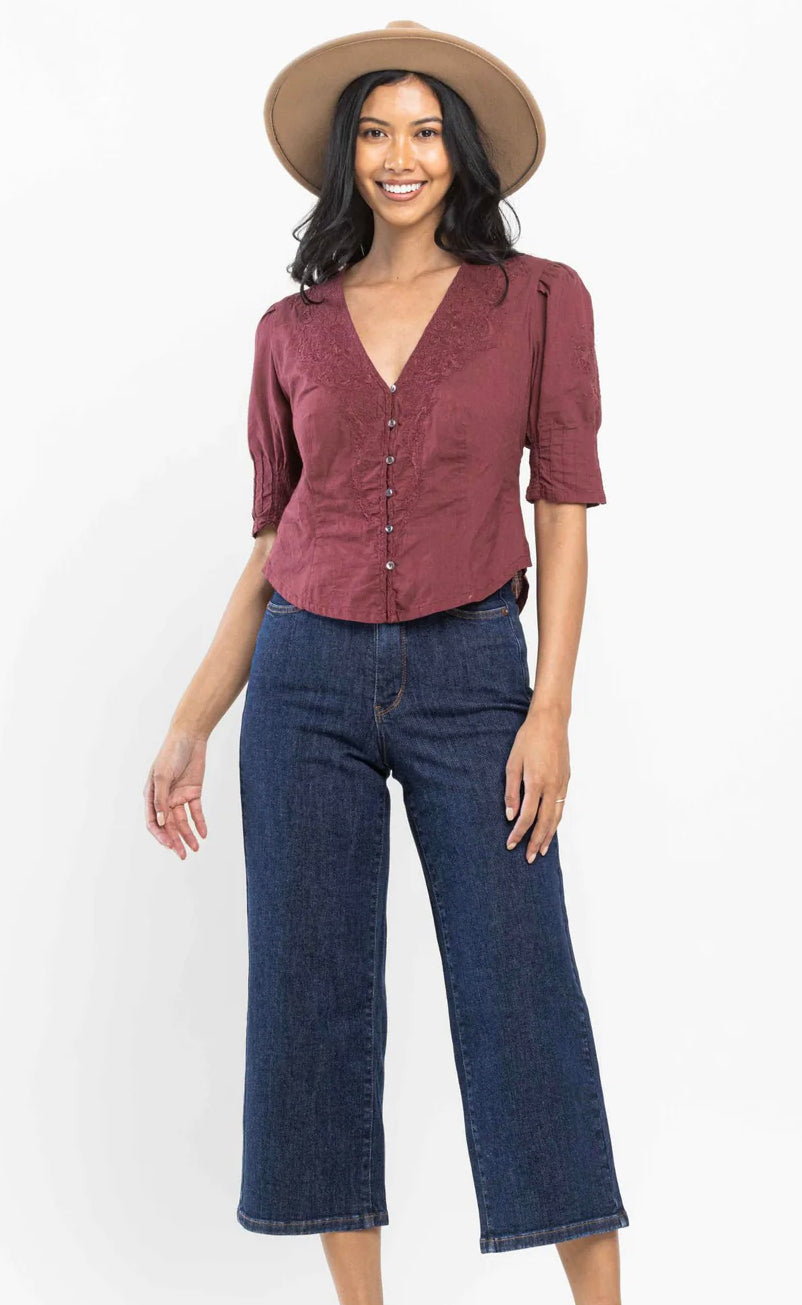 Judy Blue HW TC Tailored Crop Jean