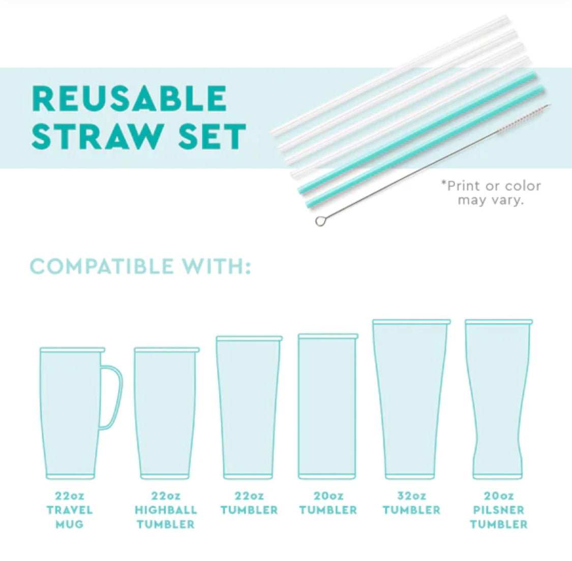 Swig Paradise Reusable Straws