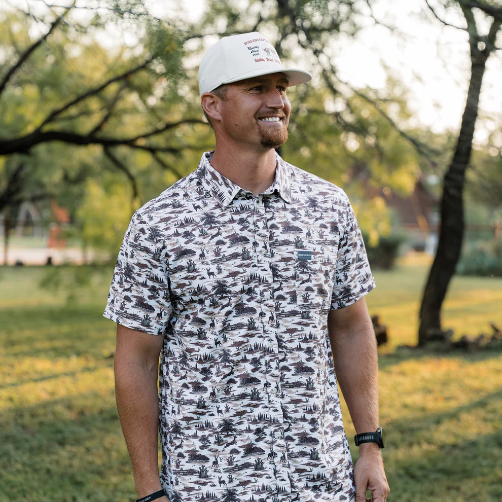 PERFORMANCE BRUSH COUNTRY BUTTONUP