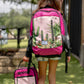 HOOEY ROCKSTAR W/CACTUS PINK PRINT BACKPACK