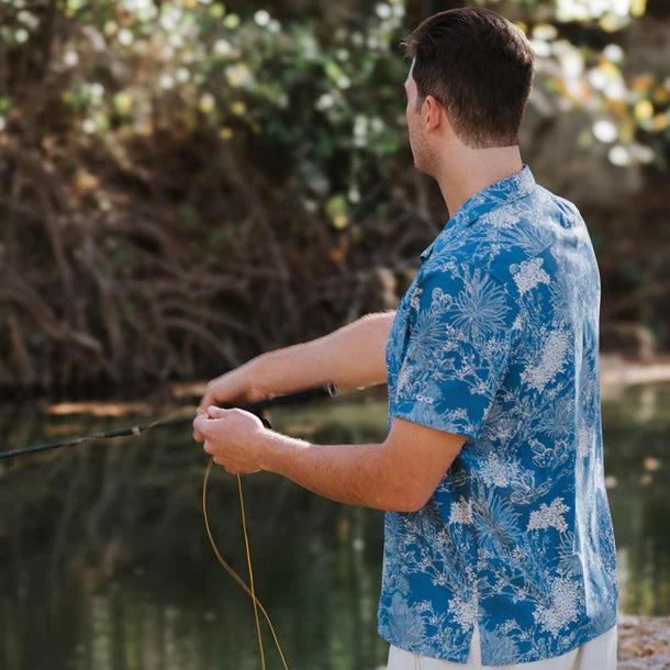 OffRoad Voyage Blue Camo Shirt