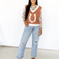 HORSESHOE V NECK SWEATER