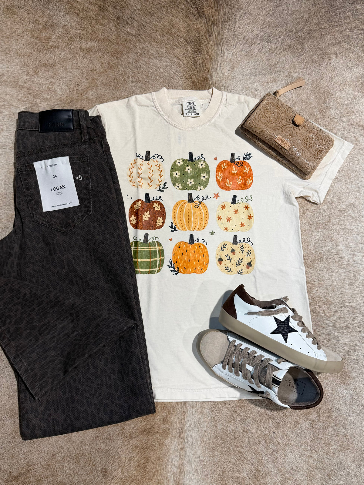 BOHO PUMPKIN ARRAY TEE