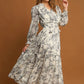 Classic Maxi Floral LS Dress