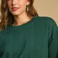 Ripple Classy Green Sweater