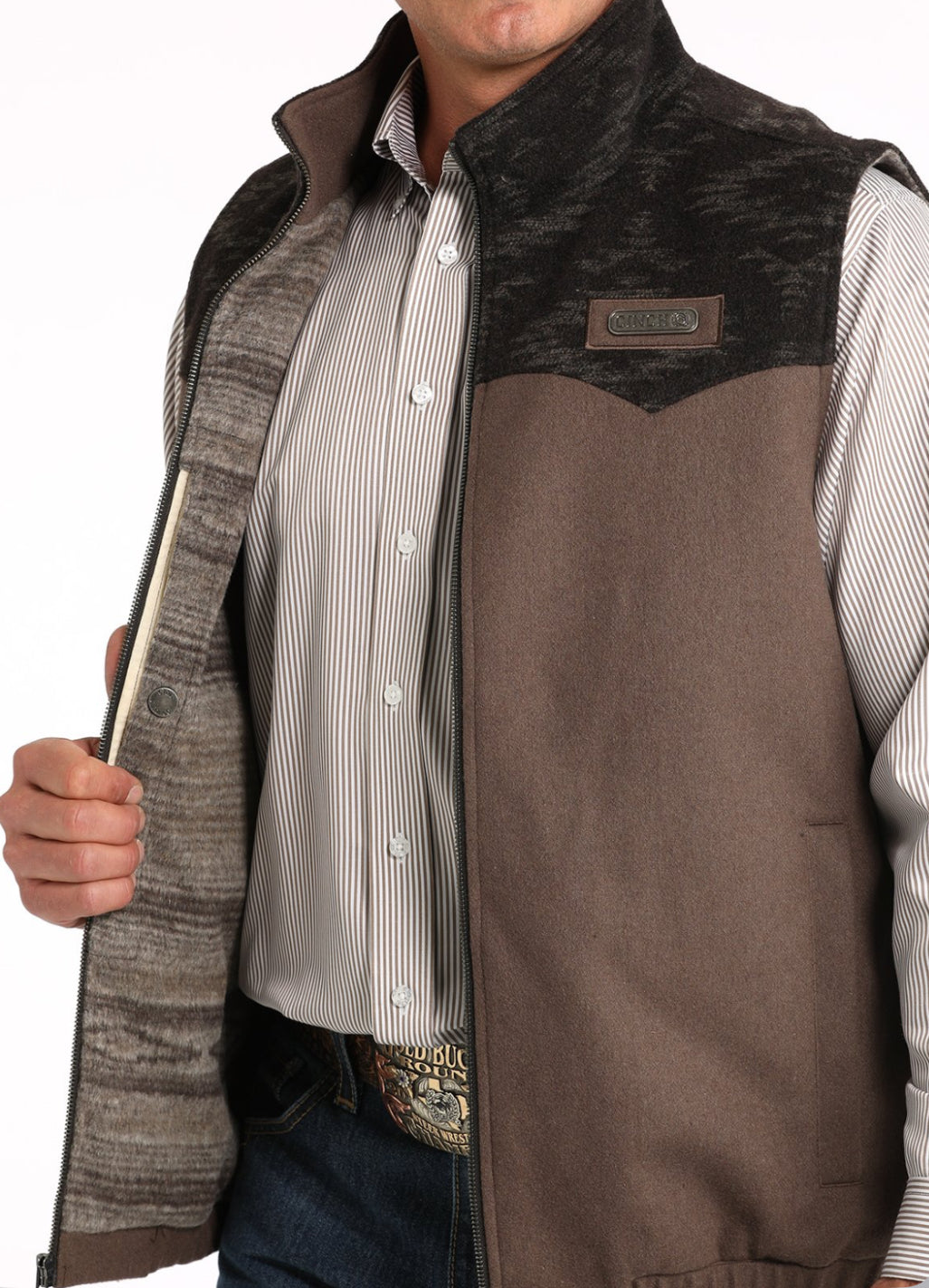 CINCH CC WOOLY AZTEC VEST