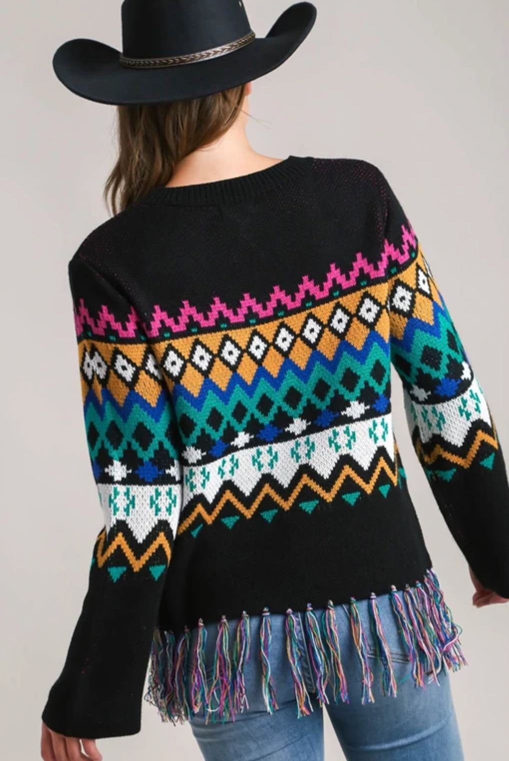 Vintage Fringe Sweater