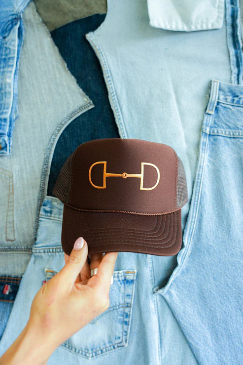 BROWN BIT TRUCKER HAT