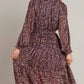 Maxi Paisley LS Dress