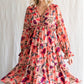 Floral Print LS Dress