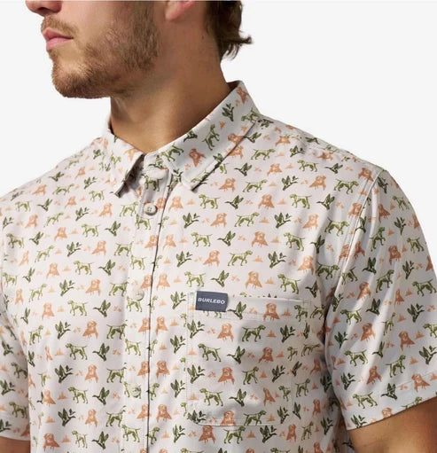 MALLARD DUCK DOG PERFORMANCE BUTTON UP