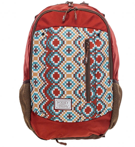 Hooey Rockstar Aztec/Rust Backpack