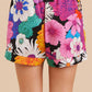 Jodifl Black Floral Shorts