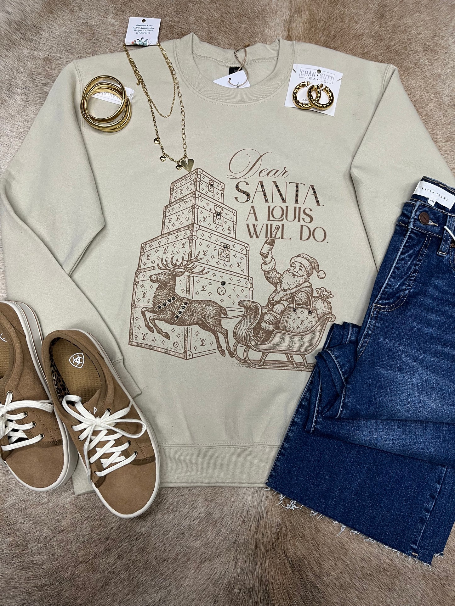 DEAR SANTA CREWNECK SWEATER