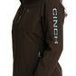 Cinch Wmn Teal Logo CC Jacket