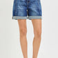 HI-RISE SEAM ROLL SHORTS